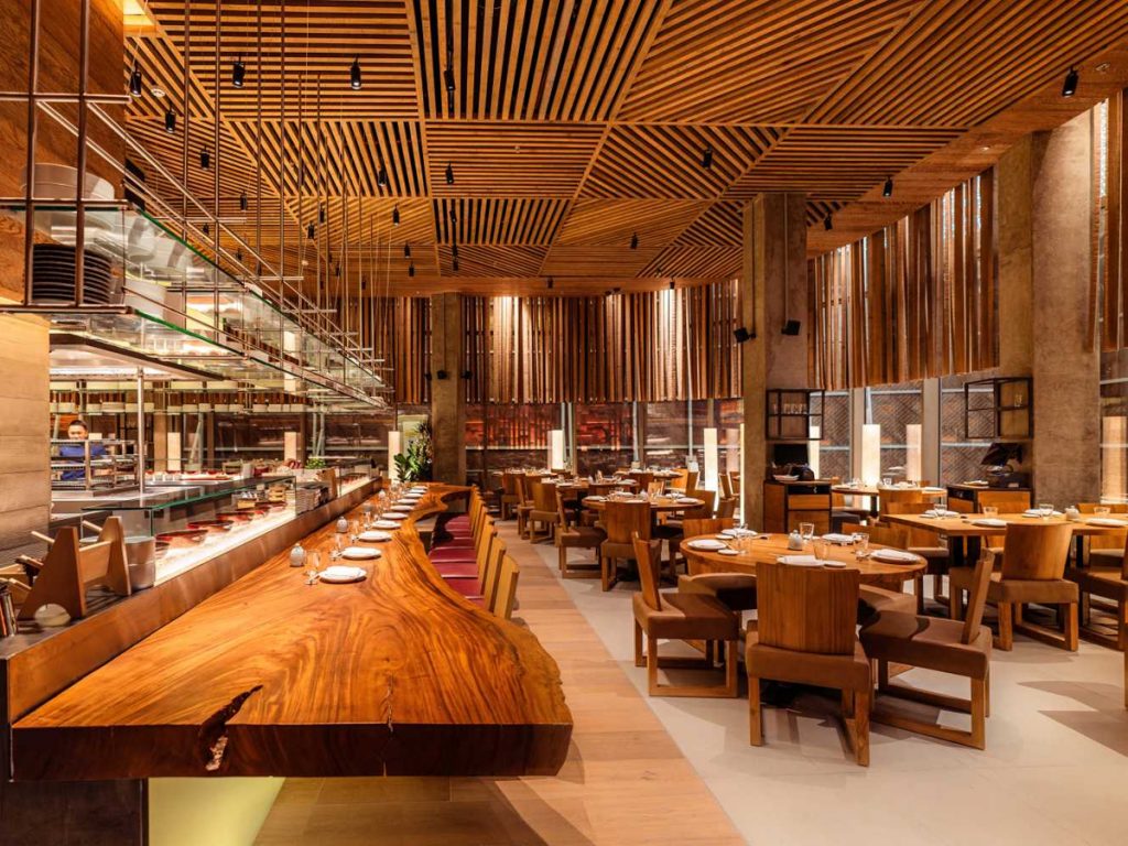 ROKA Riyadh interior: ROKA named restaurant of the year in Riyadh, Saudi Arabia