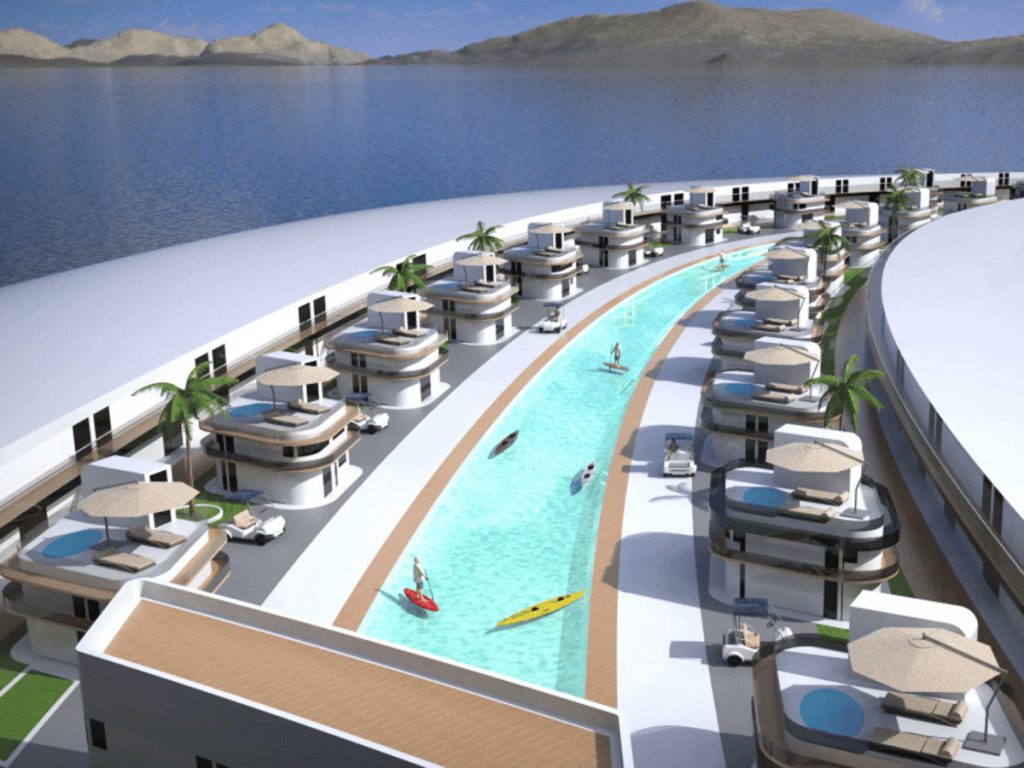 Villas with a pool at Saudi Arabia Pangeos 