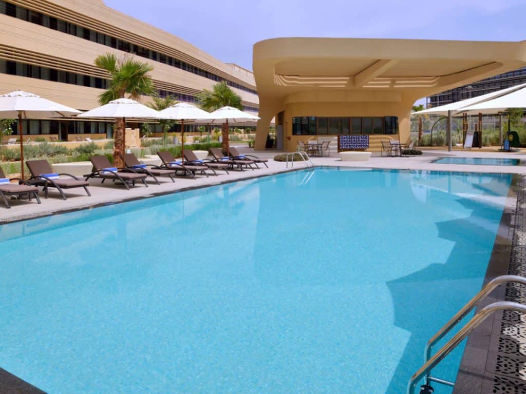Men's pool days in Riyadh: Marriott DQ